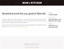 Tablet Screenshot of momskitcheninc.com